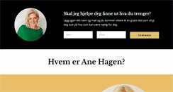 Desktop Screenshot of anehagen.com
